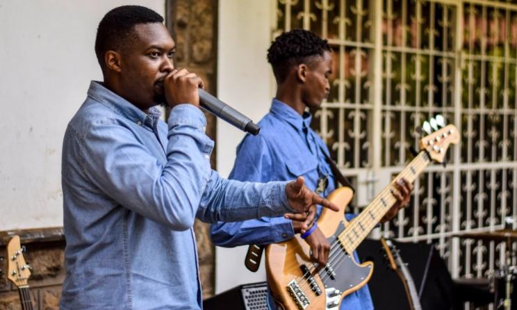 Music students at Sauti Academy.