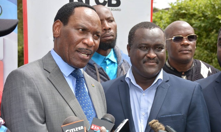 Ezekiel Mutua and Edward Sigei.