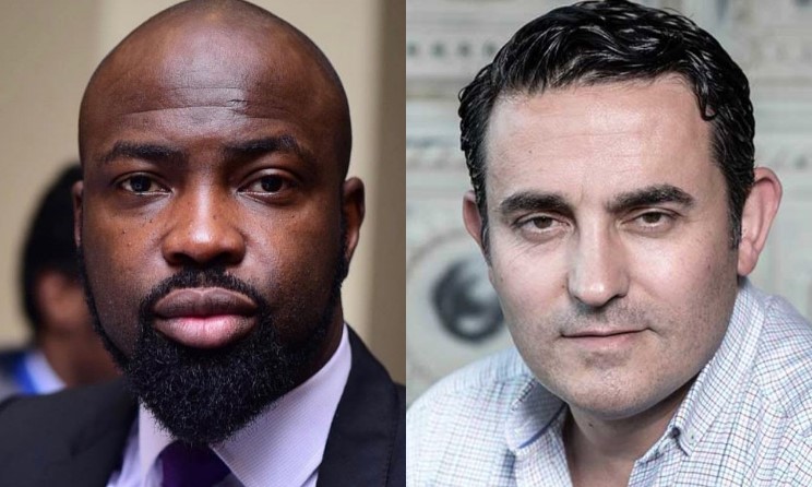 Chocolate City CEO Audu Maikori and Warner Music's Alfonso Perez-Soto.