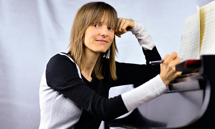 German composer and the chair of the Search for New Music competition Ingrid Stölzel.