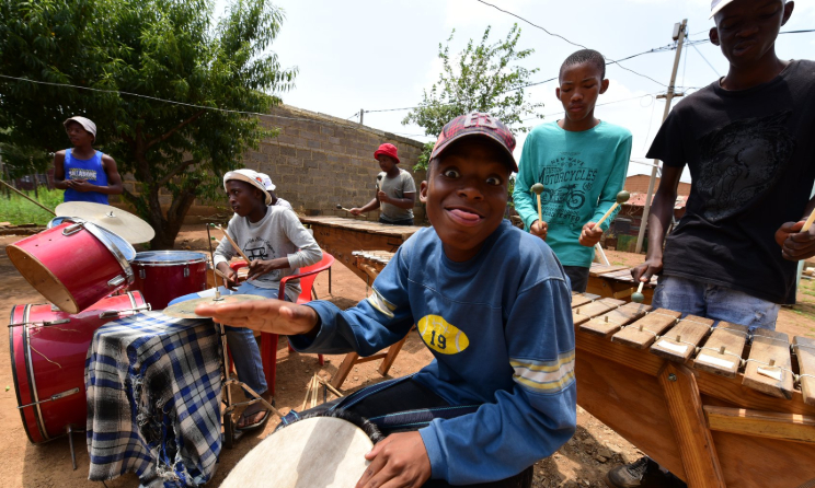 The Achikids marimba band is in need of funding support to make it to the Okavango Delta Music Festival in Botswana. Photo: Facebook