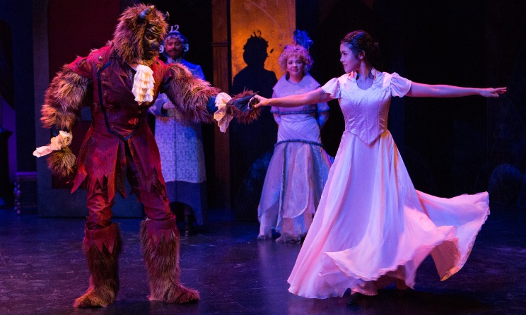 A 2017 staging of Disney’s Beauty and the Beast. Photo: Cylla von Tiedemann