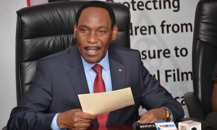 Kenya Film Classification Board head Ezekiel Mutua.