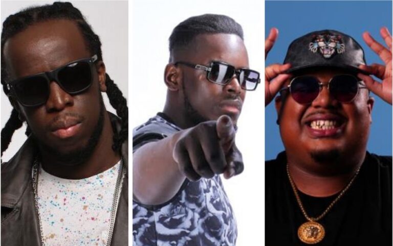Youssoupha, KeBlack et Naza. (photomontage).