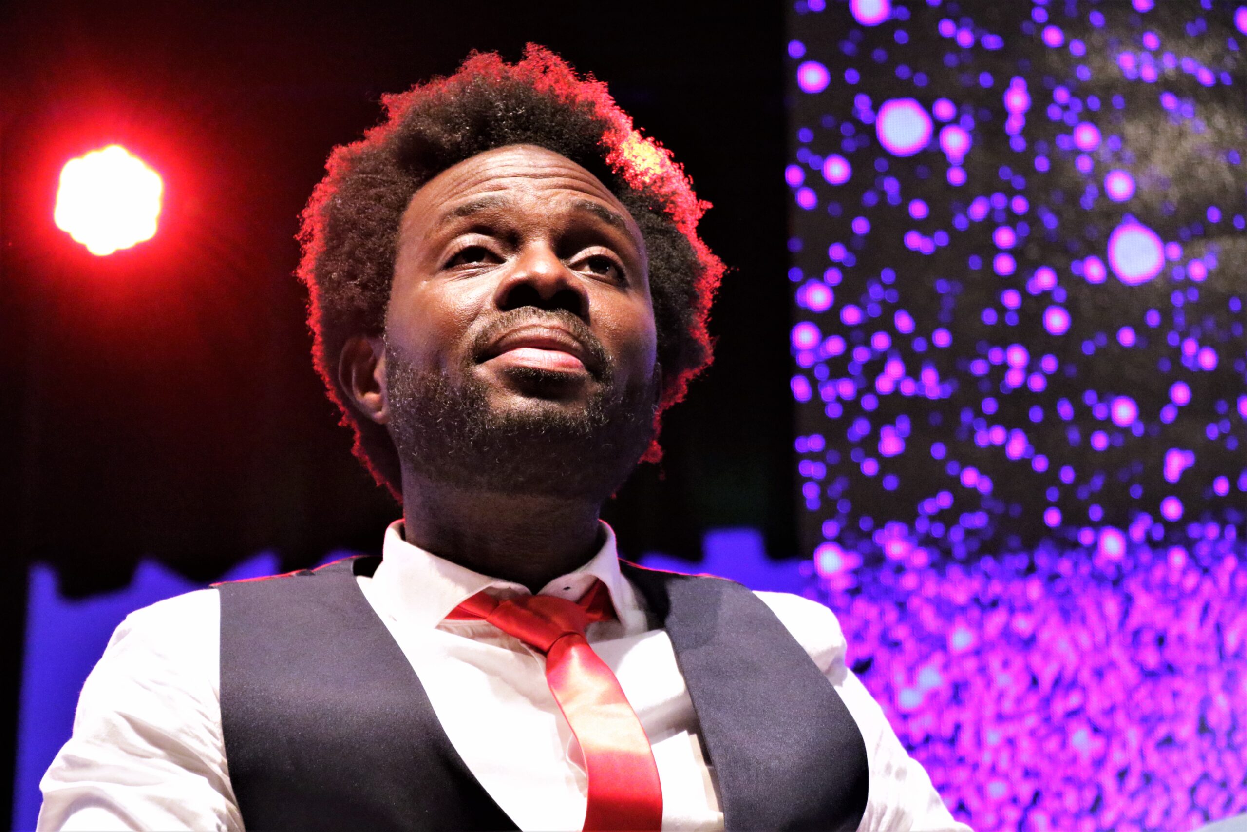 Akotchaye Okio of SACEM at ACCES 2018. Photo: Music In Africa