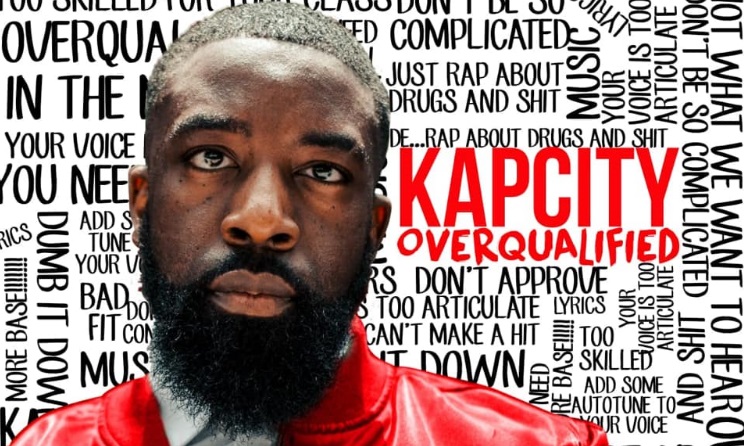 EP artwork for KapCity's 'Overqualified'.