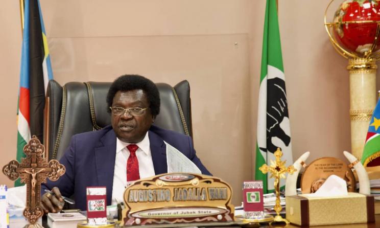 Jubek State governor Augustino Wani.