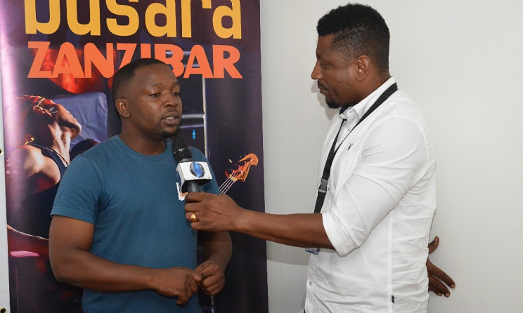 Sauti za Busara festival manager Journey Ramadhani (left).