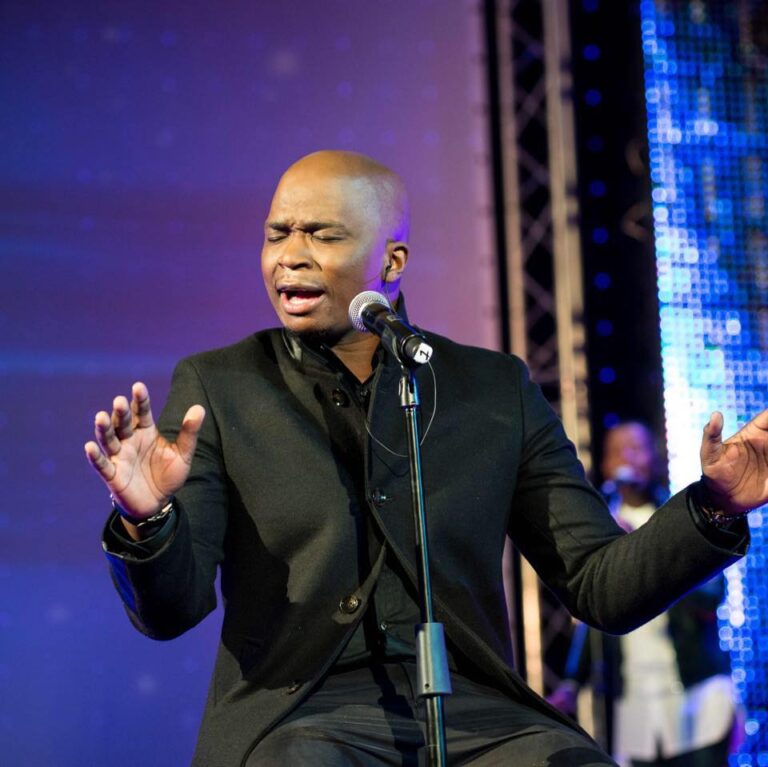 South African gospel singer Dr Tumi.