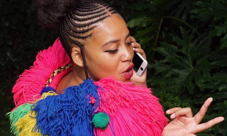 South African artist Sho Madjozi is among the artists whose music is curated on the Afro Vybz playlist. Photo: Facebook