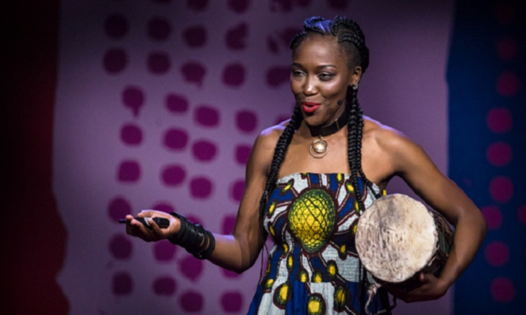 Kenyan percussionist Kasiva Mutua.