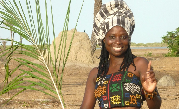 La chanteuse sénégalaise Gina d'Affiniam (Photo) : Facebook Officiel.