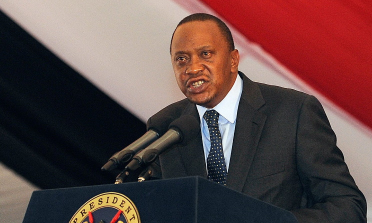 Kenyan President Uhuru Kenyatta.