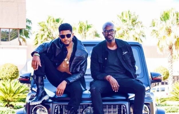 Usher and Black Coffee. Photo: Instagram