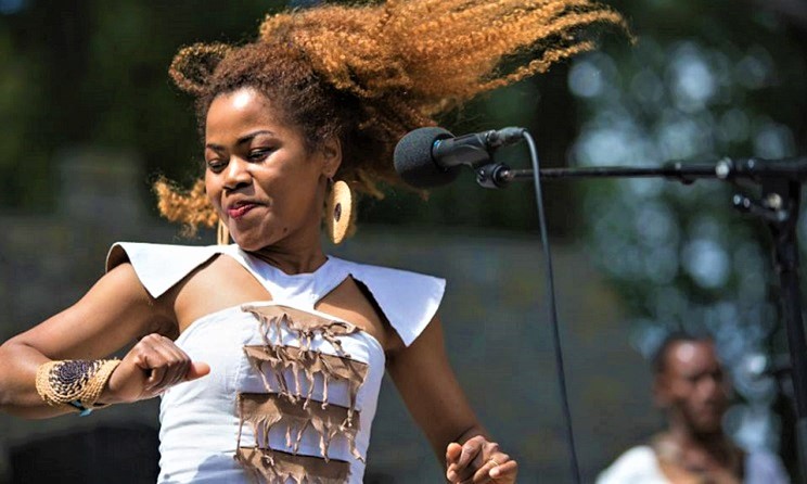 Madagascar's Eusébia performed at the Africano Festival in 2018.