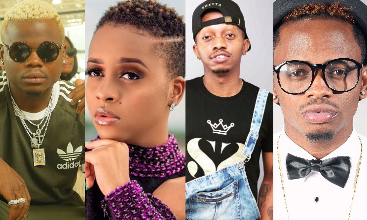 Harmonize, Nandy, Shetta X and Diamond Platnumz.