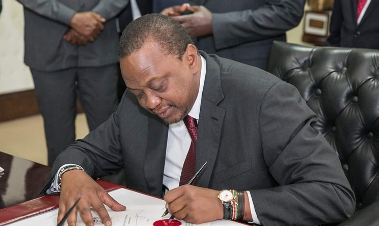 Kenyan President Uhuru Kenyatta. Photo: PSCU