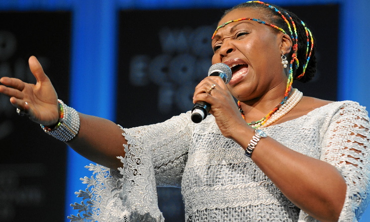 South African singer Yvonne Chaka Chaka.