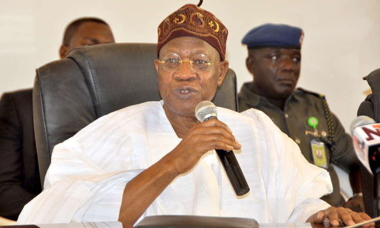 Nigerian Minister of Information and Culture Lai Mohammed.