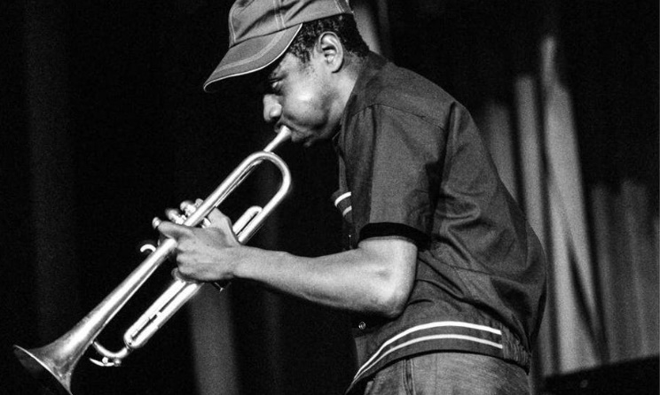 Mongezi Feza on trumpet at the concert in 1964 that is the source of the rare new photos of the Blue Notes. Photo: Norman Owen-Smith
