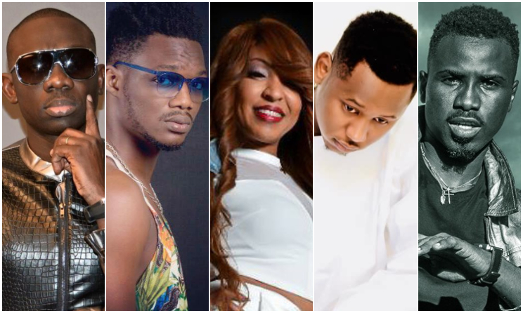 Pape Diouf, Akhlou Brick, Viviane Chidid, Jahman X-Press et Dip Doundou Guiss.