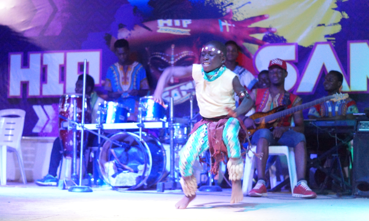 A traditional dancer at the 2018 edition of Hip Samba Festival.
