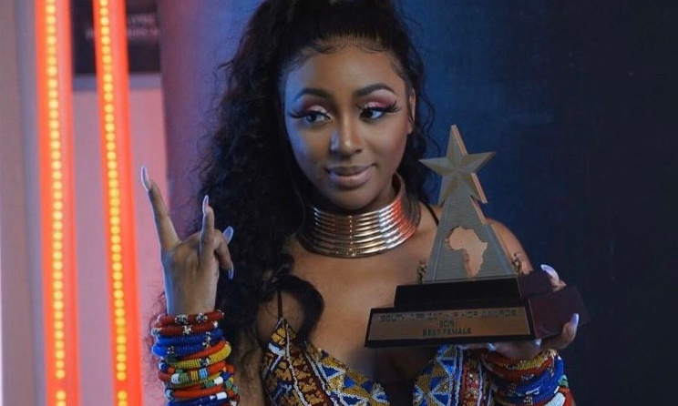 Nadia Nakai won the Best Female Award. Photo: Twitter