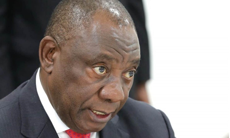 South African President Cyril Ramaphosa.