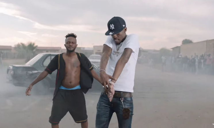 Kwesta and Rich Homie Quan in ‘Run It Up’.