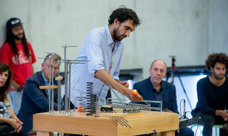 Lebanese contemporary artist and composer Tarek Atoui.