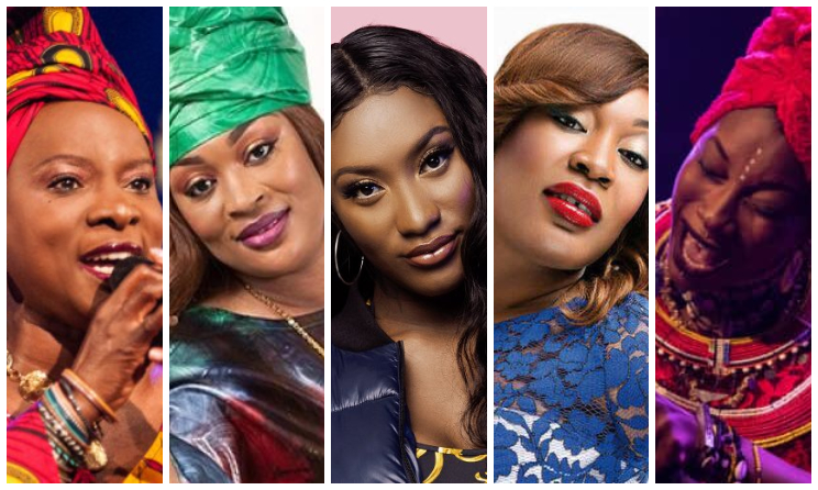 Angélique Kidjo, Titi, Aya Nakamura, Josey et Fatoumata Diawara.