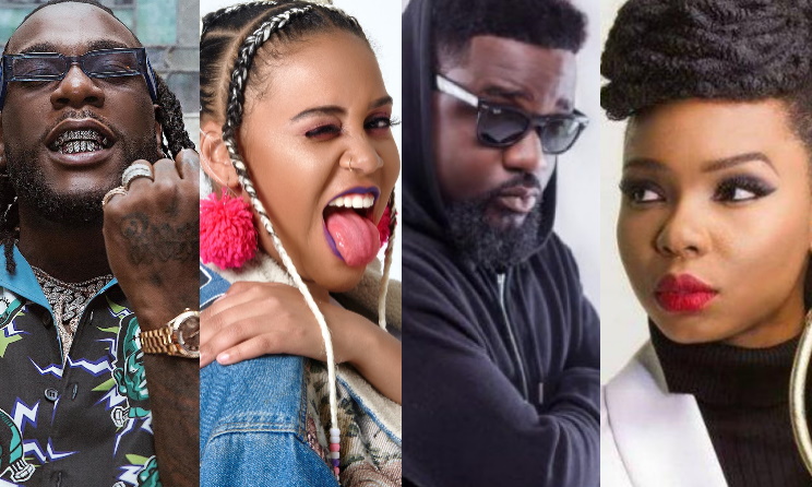 Burna Boy, Sho Madjozi, Sarkodie and Yemi Alade.
