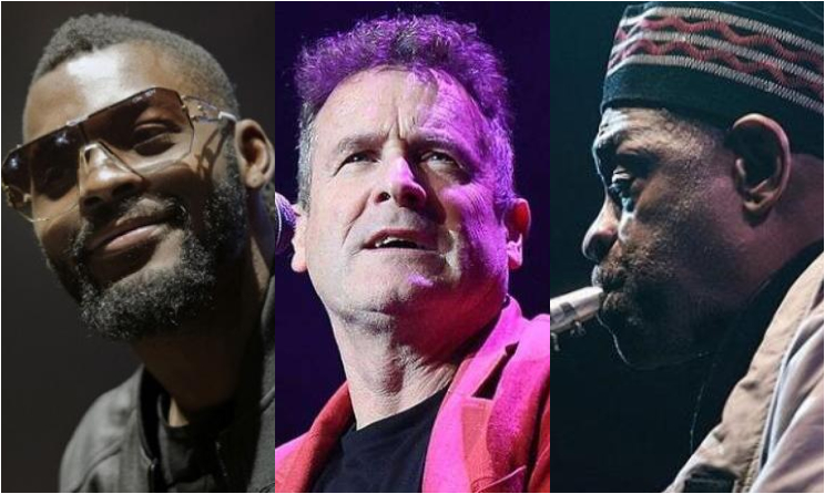 DJ Arafat, Johnny Clegg et Issa Cissokho.