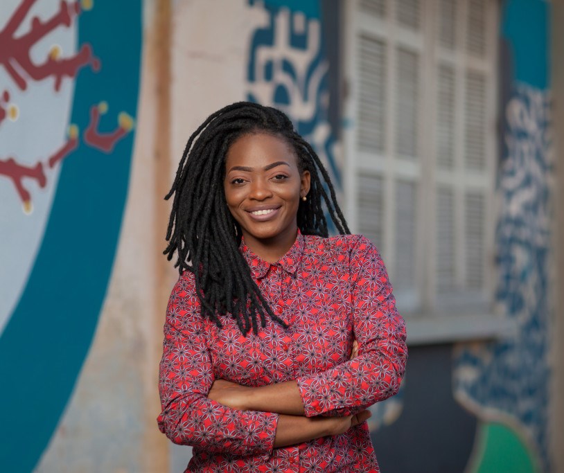 L'artiste camerounaise Lydol, boursière d'Art Moves Africa en 2018.