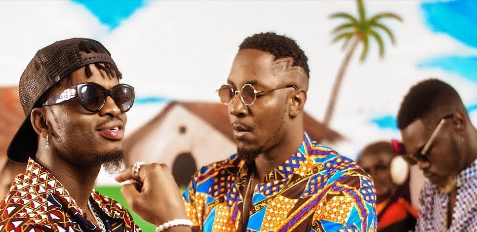 Diamond Platnumz, Stanley Enow et Ariel Sheney (Photo) : YouTube
