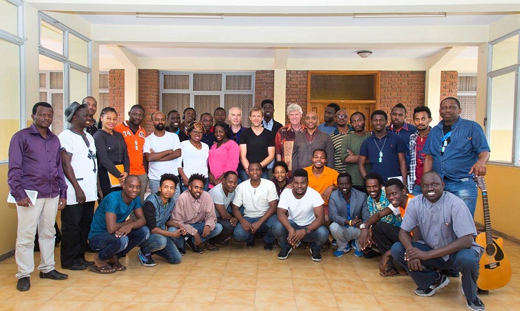 The participants of the East African Creative Music Campus in 2017.