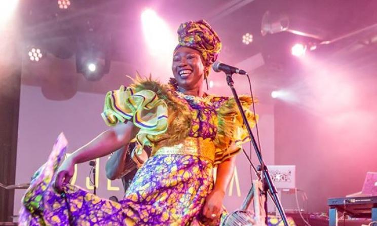 Malian singer Djely Tapa at the 2019 edition of Mundial Montreal. Photo: Facebook