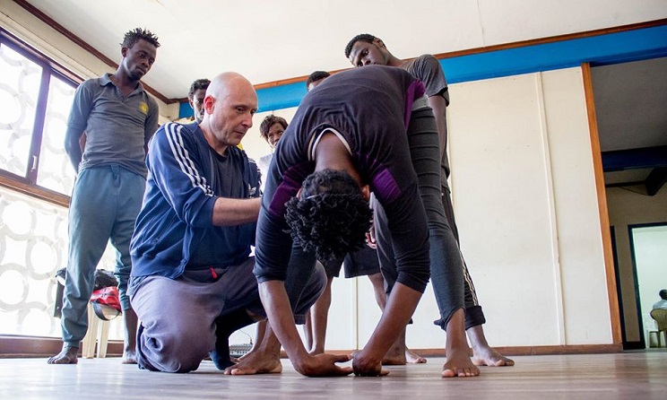 Participants during a workshop organised by the Bayimba Foundation in 2016.