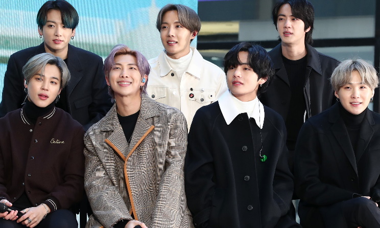 South Korean boy band BTS.