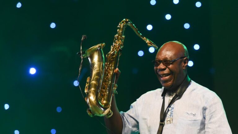 Manu Dibango sur scène (Photo) : ici.fr