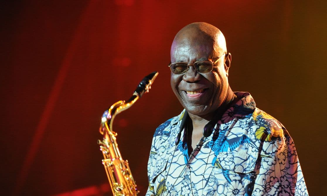 Manu Dibango sur scène (Photo) : beninwebtv.com
