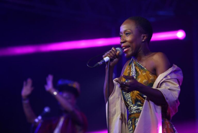 Rokia Traoré sur scène (Photo) : soirmag.lesoir.be