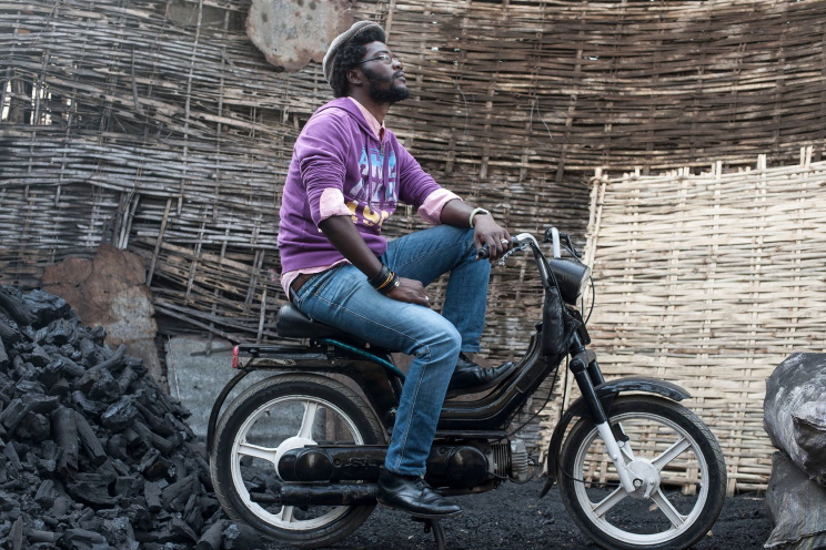 L'artiste sénégalais Sarro (Photo) : Elise Fitte-Duval