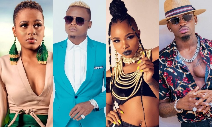 Nandy, Harmonize, Rosa Ree and Diamond Platnumz.