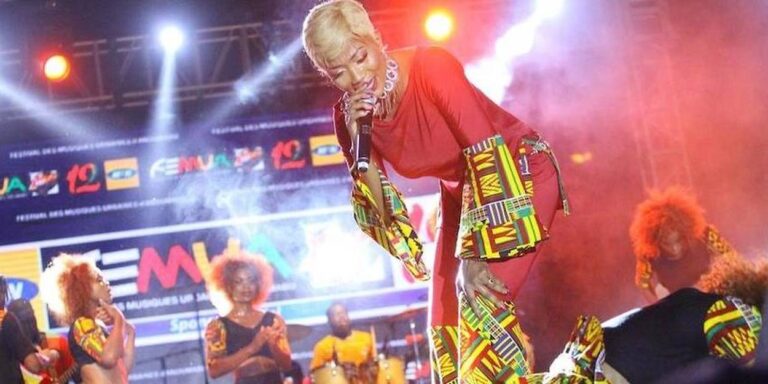 Ambiance au Festival des Musiques Urbaines d'Anoumabo (Photo) : Lepoint.fr