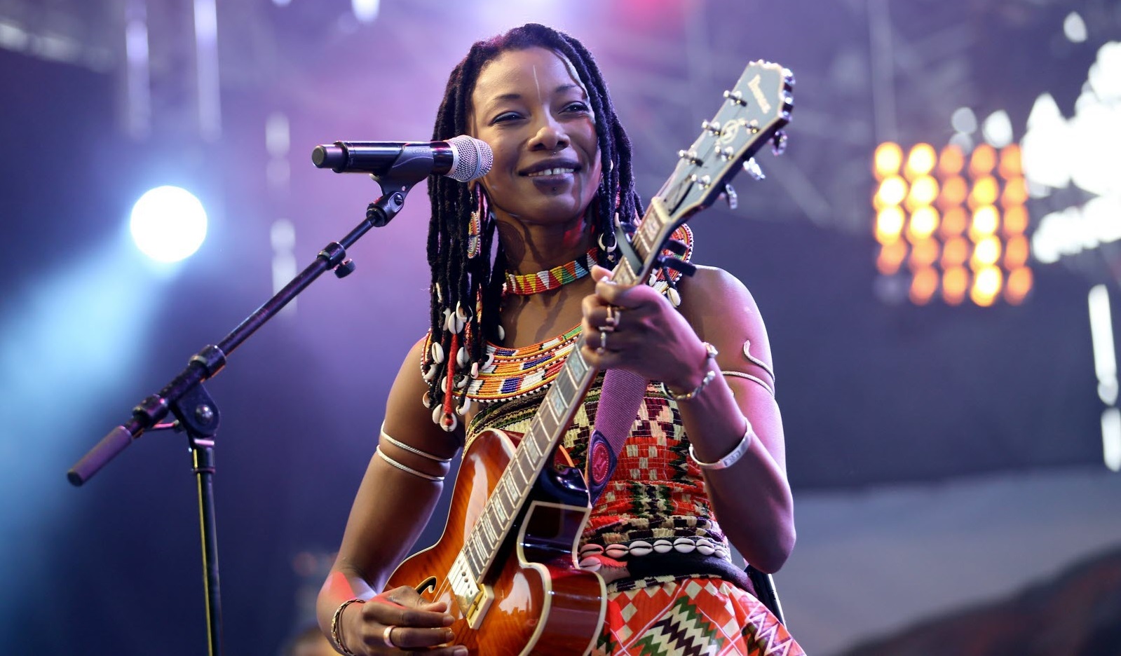 Fatoumata Diawara, invitée à Jazz à Vienne (Photo) : Jean François Souchet.