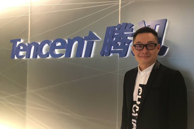 Tencent general manager of international business Poshu Yeung.