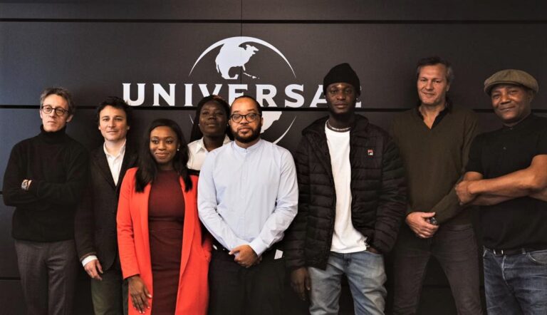 Executives of Universal Music France and The Aristocrat Group.