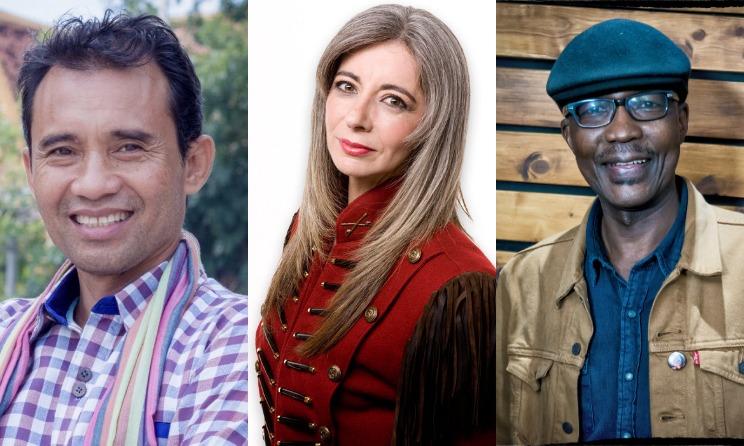 Arn Chorn-Pond, Dame Evelyn Glennie and Tabu Osusa