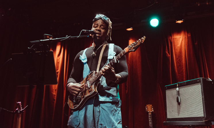 Cameroonian musician Blick Bassy performing at M for Montreal 2019. Photo: Facebook